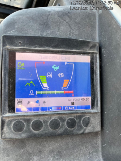 2020 Takeuchi TB250-2C Cab/Heat/Air, Rubber Tracks, Manual TAG QC