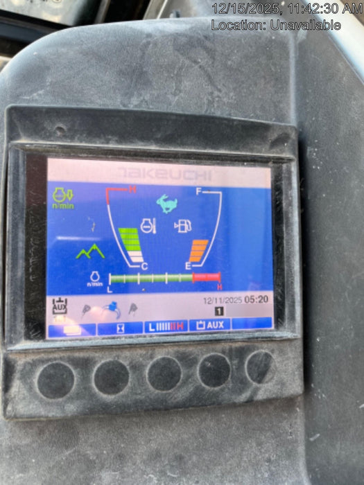 2020 Takeuchi TB250-2C Cab/Heat/Air, Rubber Tracks, Manual TAG QC