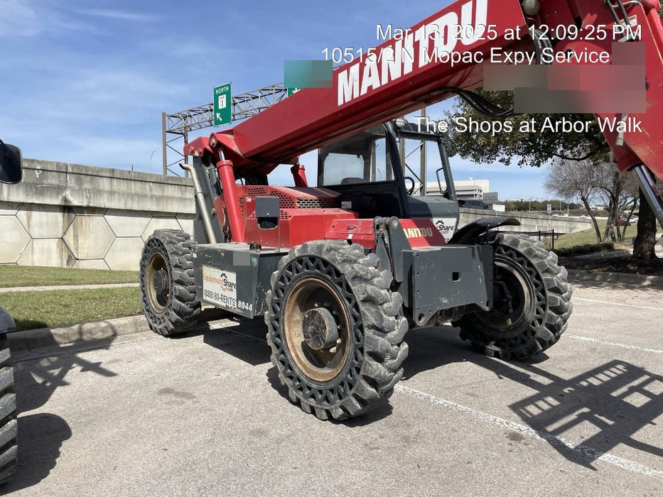 2019 Manitou MTA8044 MTA 8044 - 74 HP T4, Canopy, Worklights/Strobe, Beacon, 66" Carriage, 48" Forks, Solid Tires, Lift Hook, Aux Hydraulics