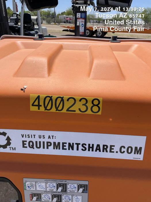 2024 Generac MLT2 Diesel, Flex Switch 120V Input, Powerzone Controller, 
(4) 320W LED Lights, 4kW Generator, 39.9 Gal Fuel Tank, 2" Ball, T3