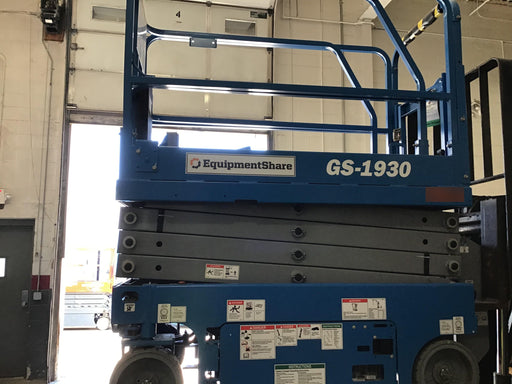 2020 Genie GS-1930 Solid Non Marking Tires, Beacon, Folding rails with half height swing gate