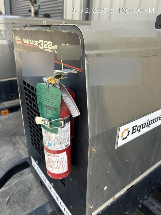 2020 Lincoln Electric Vantage 322 Welder Ready-Pak 3, w/ GPS & Decals (includes trailer, cable rack, fender light kit)