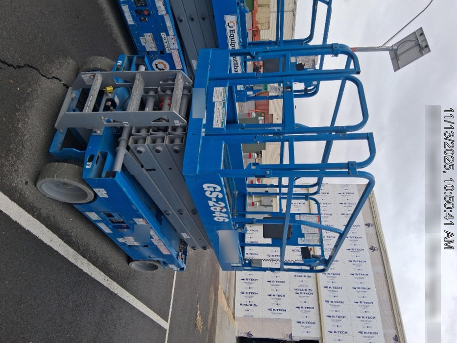 2019 Genie GS-2646 folding rails with full height swing gate