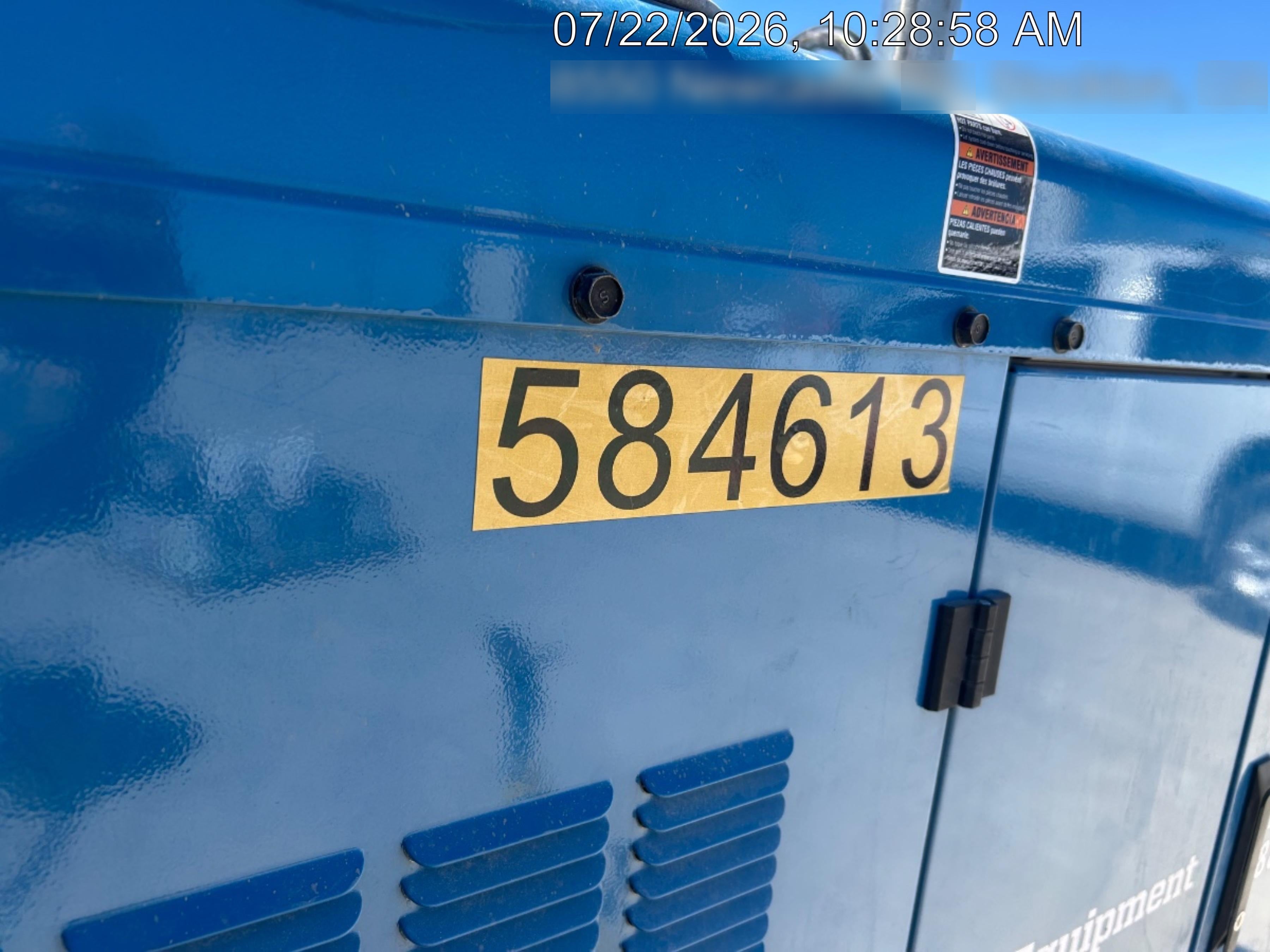 2025 MILLER ELECTRIC BIG BLUE 500