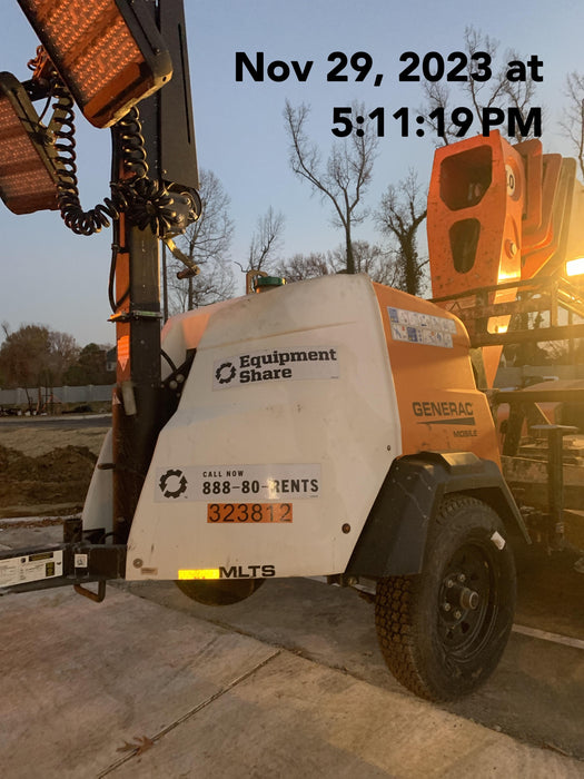 2023 Generac MLT2 Diesel, Flex Switch 120V Input, Powerzone Controller, (4) 320W LED Lights, 4kW Generator, 39.9 Gal Fuel Tank, 2" Ball, T3