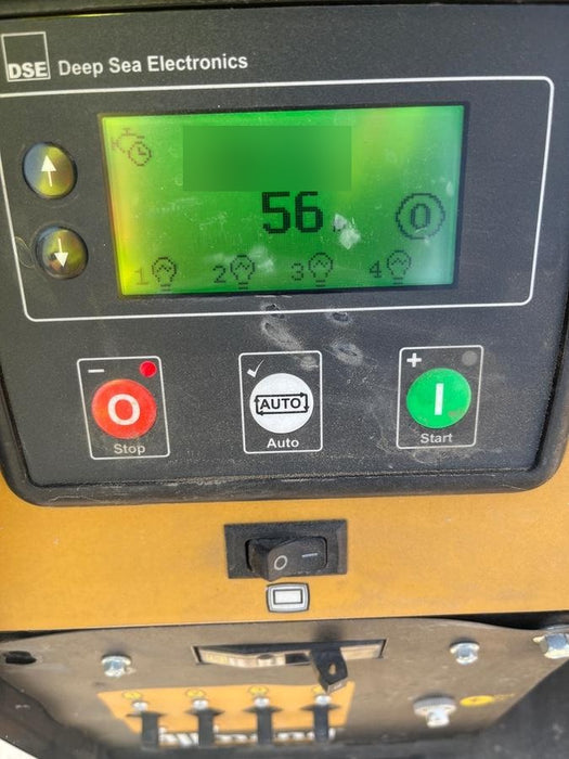 Allmand NLV3GR (4) LED Light Fixture 350W, 23' Vertical Mast, 3kW Prime, Towable, Deep Sea L401, Leveling Jacks, Yanmar T4F 5.8hp