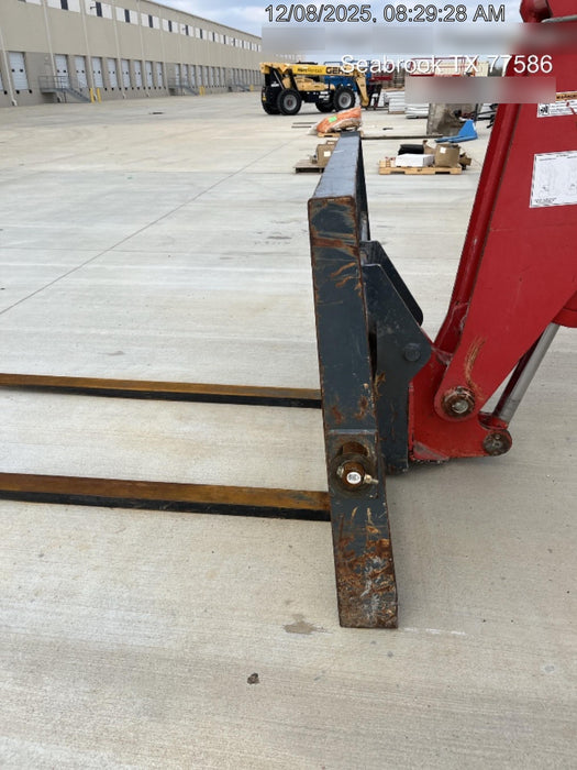 2019 Manitou MTA10055 MTA10055 - 74 HP T4, Canopy, Worklights/Strobe, Beacon, 66" Carriage, 60" Forks, Solid Tires, Lift Hook, Aux Hydraulics