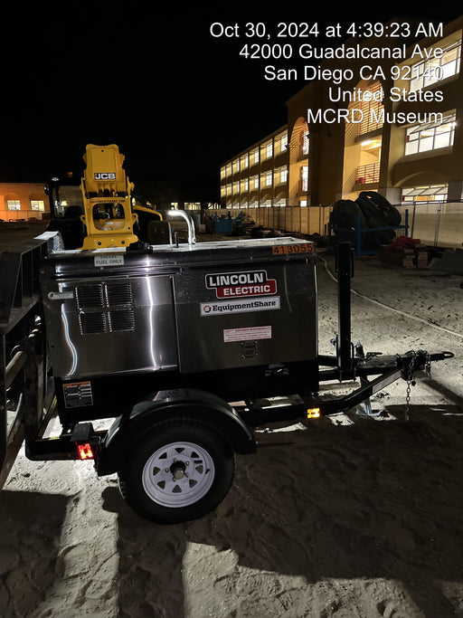 2024 Lincoln Electric LE400 Kubota V1505, Trlr, Cable Rack, Light Kit, ES Decals, T3