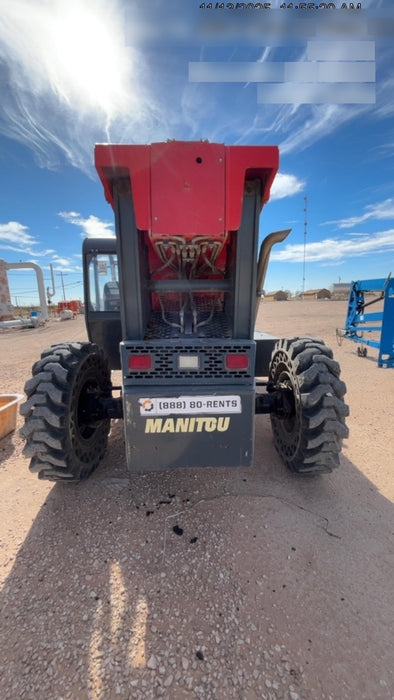 2018 Manitou MTA10055 Manitou MTA 10055 w/Open ROPS, Work Lights/Strobe, Aux Hyd, Solid Tires, Lift Hook, 66" Carriage, 60" Forks