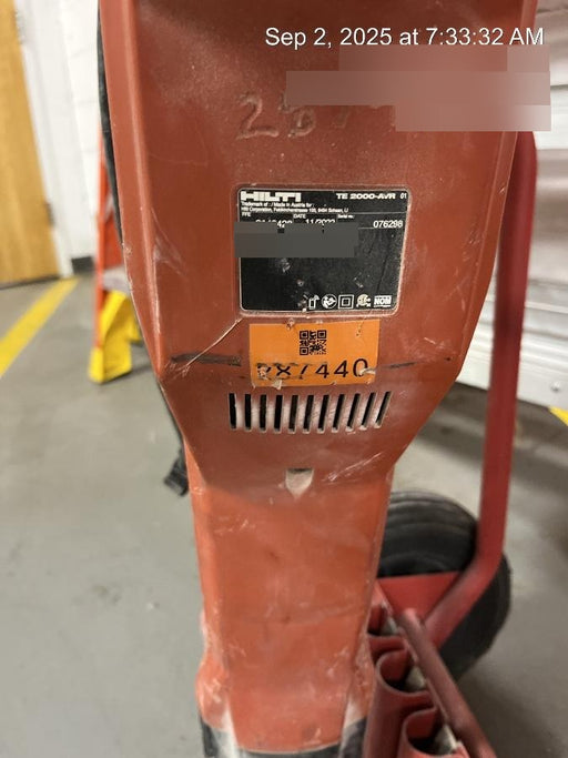 2023 HILTI TE 2000-AVR