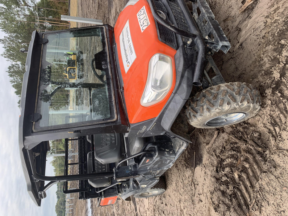 2019 Kubota RTV-X1140W-H 4wd Utility Cart, LED Strobe, Windshield Tempered Glass, Pastic Canopy, Wire Harness Kit, Backup Alarm