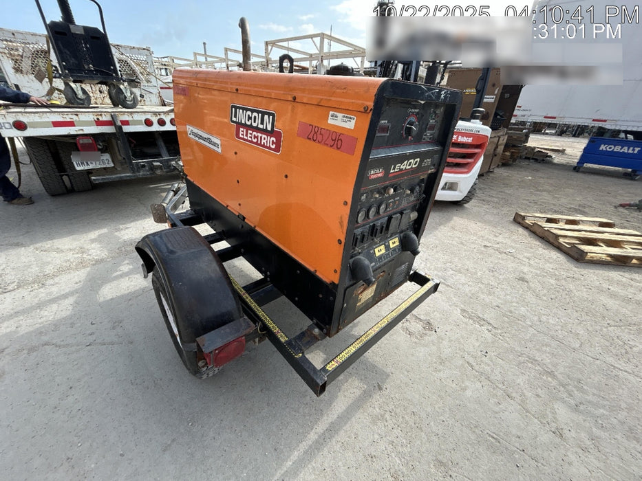 2022 Lincoln Electric LE400 Kubota V1505, Trlr, Cable Rack, Light Kit, ES Decals, T3