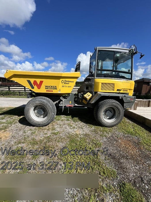 2025 WACKER NEUSON DV605 Cab Turf Tires