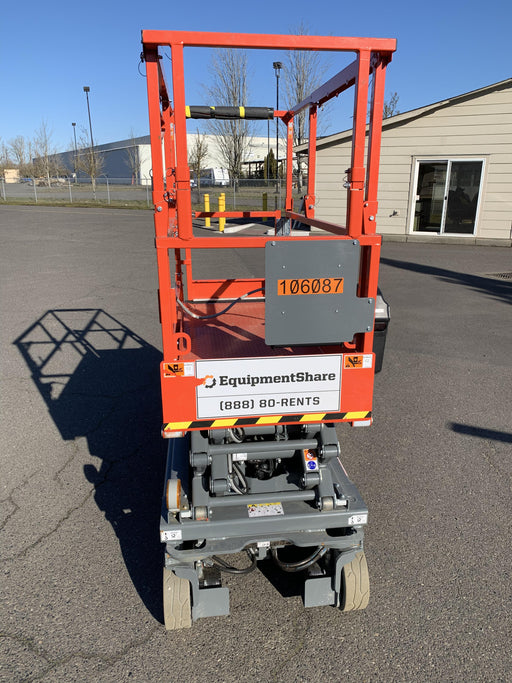 2020 Skyjack SJIII-3219 Solid NM Tires, Half height spring hinged entry gate, Dual Beacons, 800W Inverter