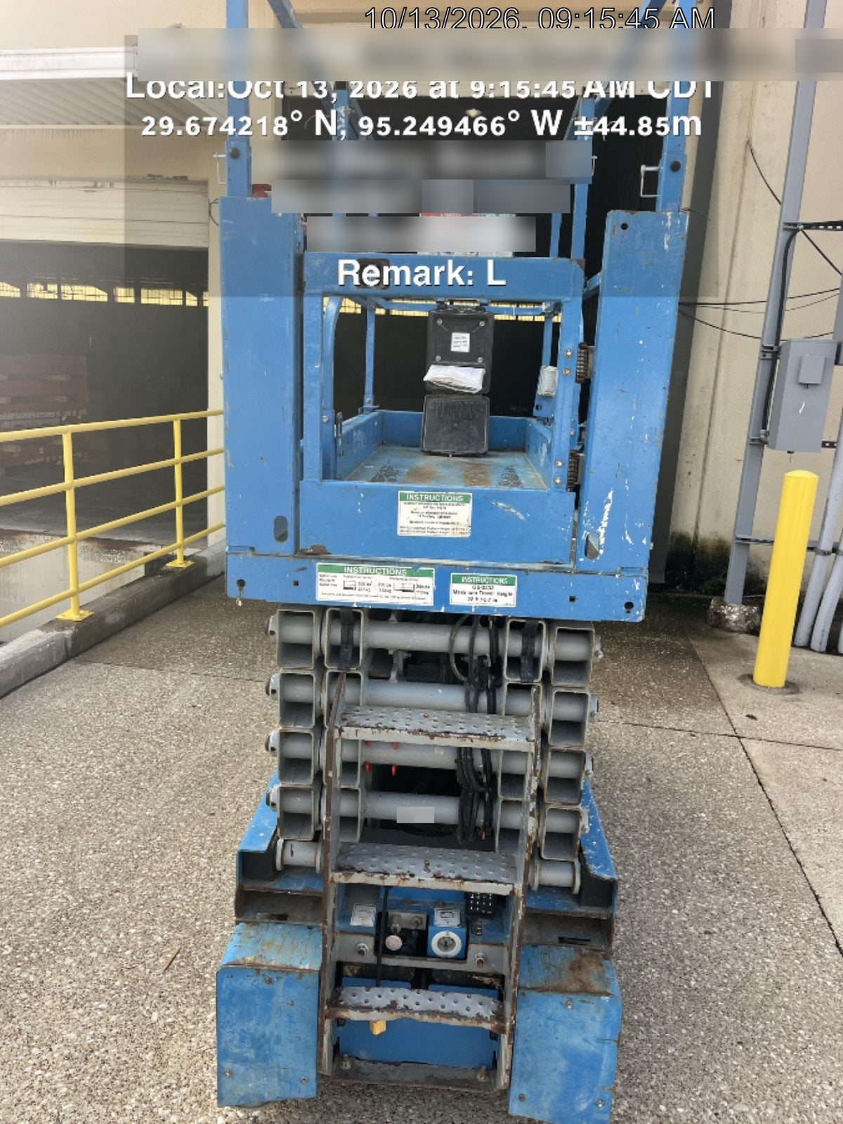 2019 Genie GS-3232 Standard Options