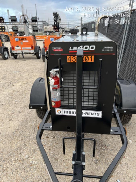 2024 Lincoln Electric LE400 Kubota V1505, Trlr, Cable Rack, Light Kit, ES Decals, T3