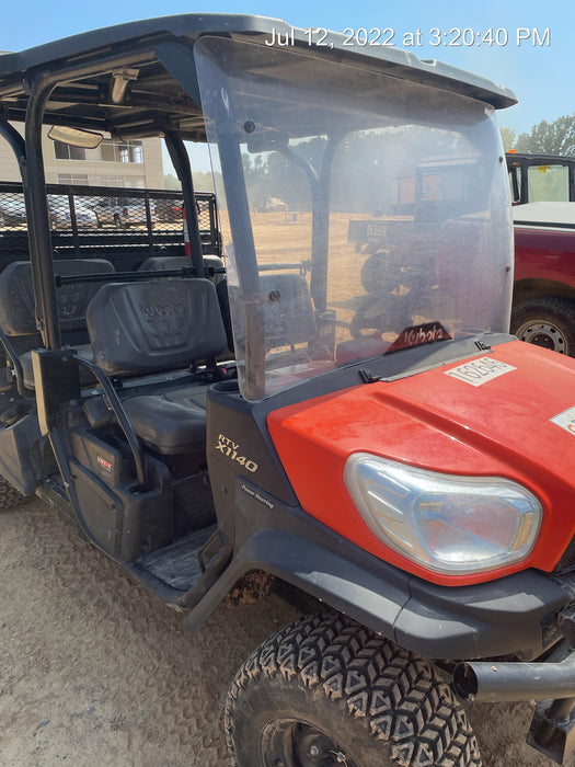 2021 Kubota RTV-X1140W-H Plastic Canopy, Windshield Acrylic Clear, LED Strobe Light, Wire Harness Kit, Back up Alarm