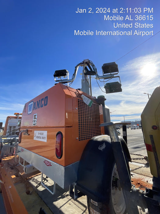 2023 Wanco WLTT-4MM4K Diesel, Deep Sea Controller, Shore Power Plug, Auto Start, (4) 350W LED Floodlights, 4kW Generator, 60 Gal Fuel Tank, 2" Ball, T3