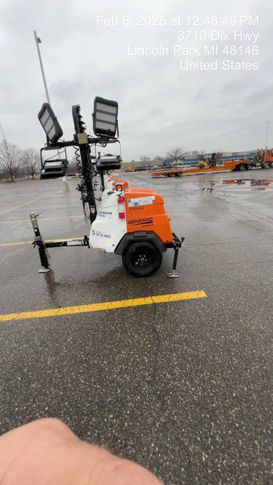 2024 Generac MLT2 Diesel, Flex Switch 120V Input, Powerzone Controller, 
(4) 320W LED Lights, 4kW Generator, 39.9 Gal Fuel Tank, 2" Ball, T3