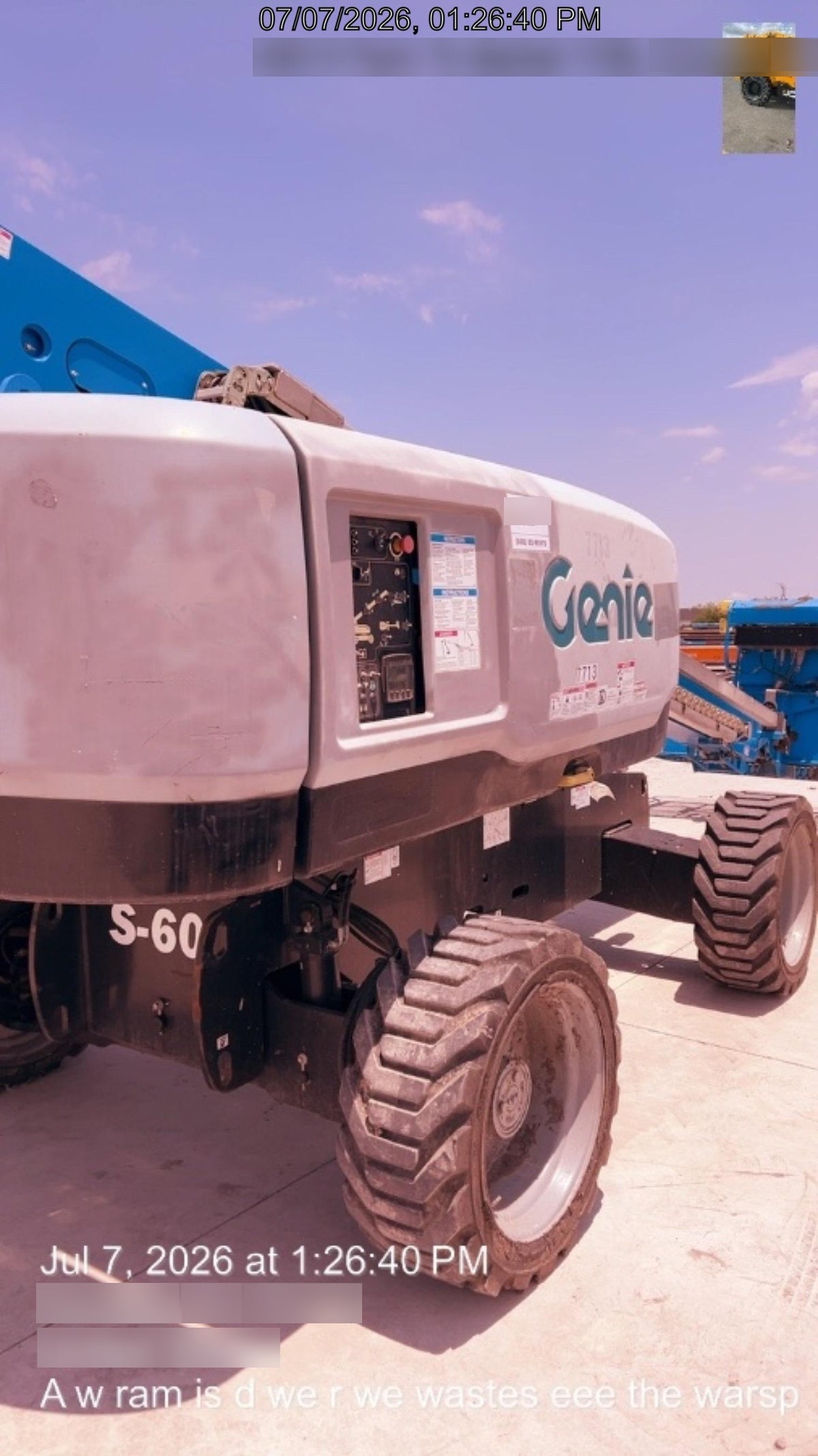 2018 GENIE S-60 X