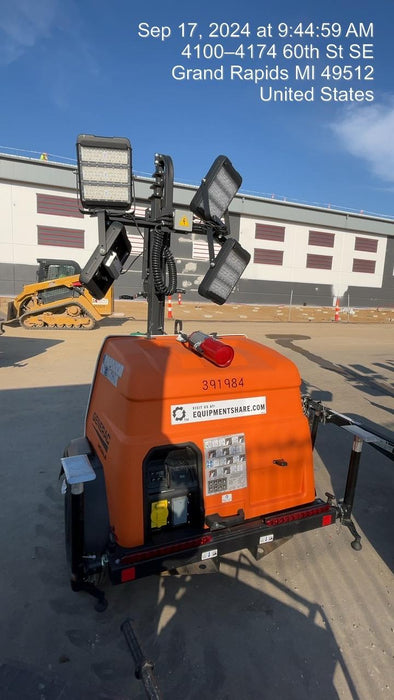 2024 Generac MLT2 Diesel, Flex Switch 120V Input, Powerzone Controller, 
(4) 320W LED Lights, 4kW Generator, 39.9 Gal Fuel Tank, 2" Ball, T3