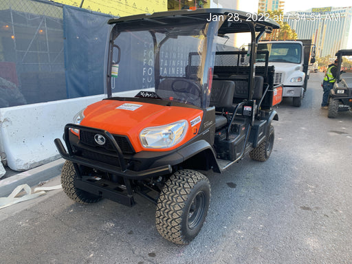 2022 Kubota RTV-X1140W-H Plastic Canopy, Windshield Acrylic Clear, LED Strobe Light, Wire Harness Kit, Back up Alarm