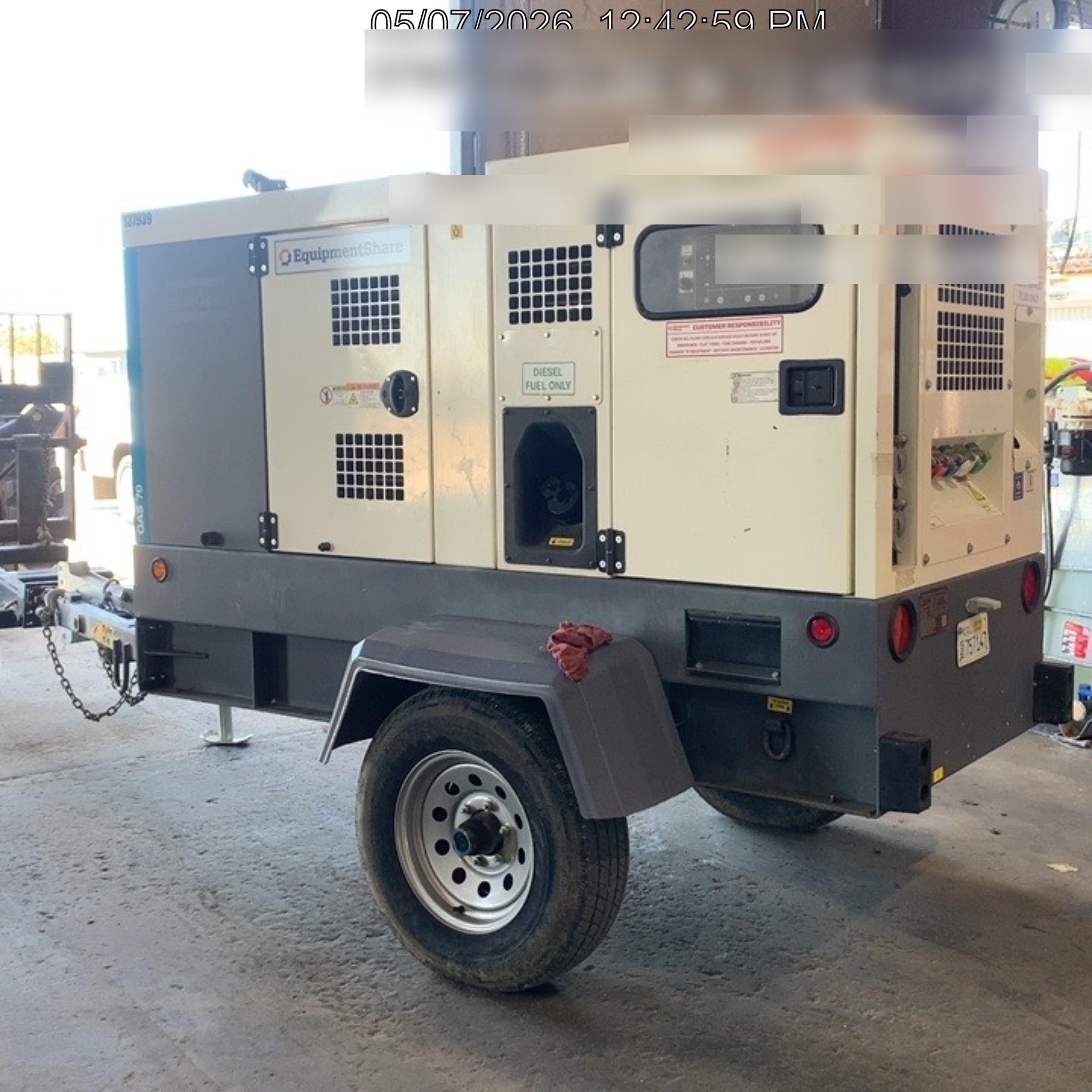 2021 ATLAS COPCO QAS 70