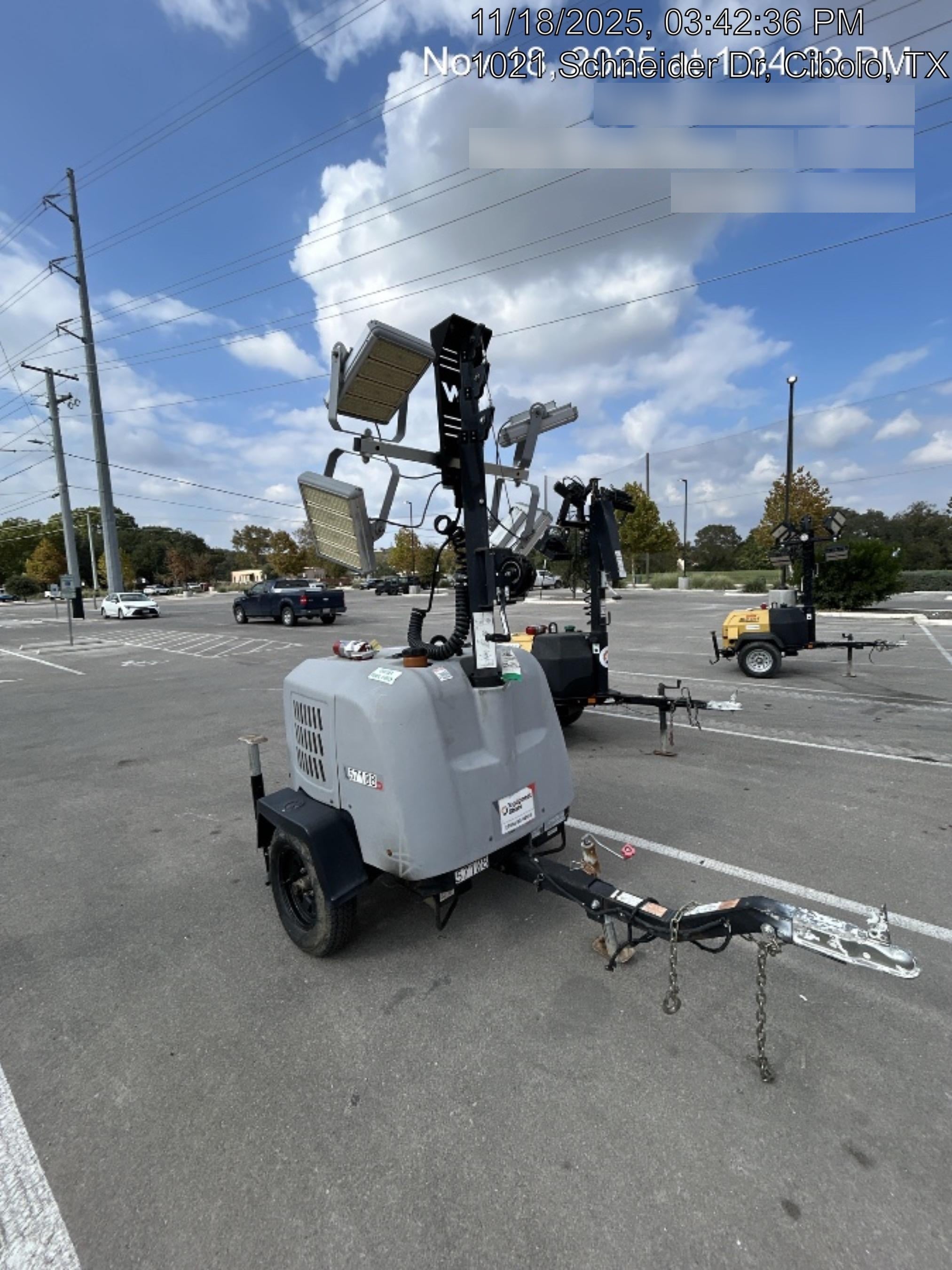 2019 Wacker Neuson LTV6K-LED Standard LED Towable Light Tower w/None