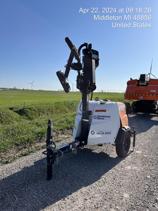 2024 Generac MLT2 Diesel, Flex Switch 120V Input, Powerzone Controller, 
(4) 320W LED Lights, 4kW Generator, 39.9 Gal Fuel Tank, 2" Ball, T3