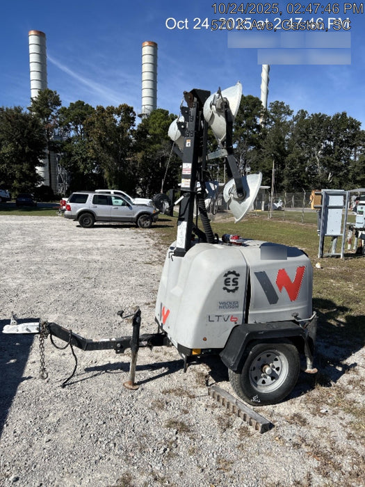 2018 Wacker Neuson LTV6L-MH Wacker Neuson LTV6L Mobile Light Tower w/Fuel Level Sensor Installed
