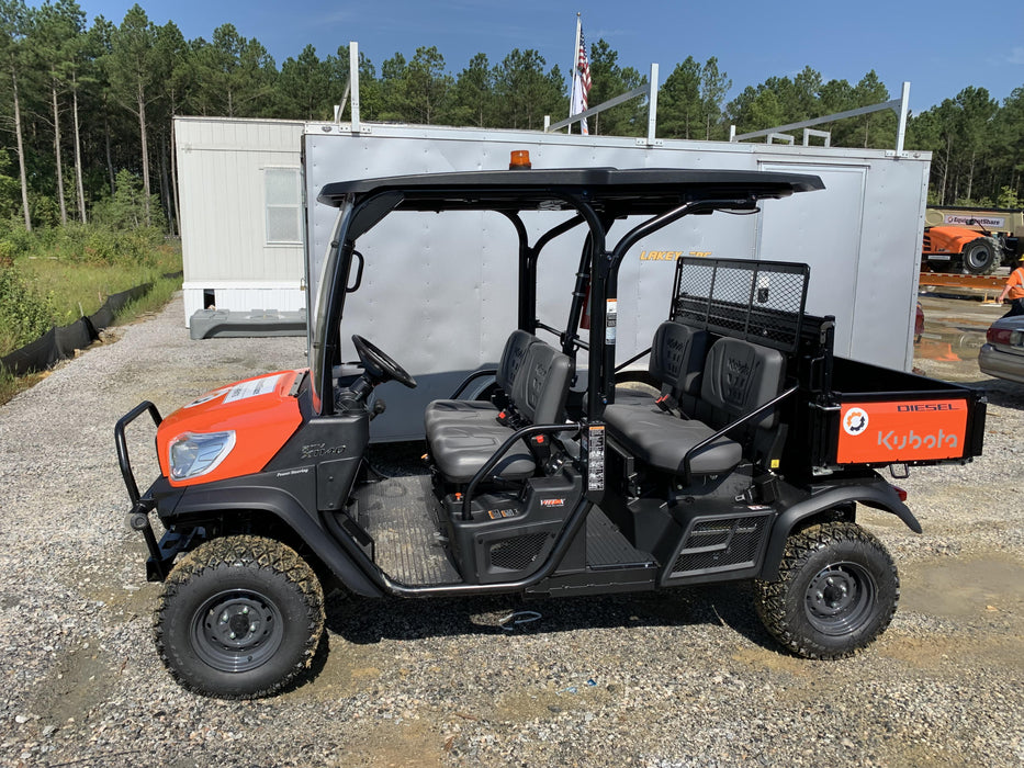 2021 Kubota RTV-X1140W-H Plastic Canopy, Windshield Acrylic Clear, LED Strobe Light, Wire Harness Kit, Back up Alarm