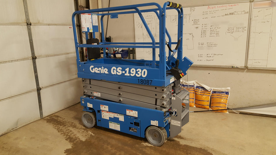 2018 Genie GS-1930 Genie GS-1930 w/Fixed Rail, Chain Entry