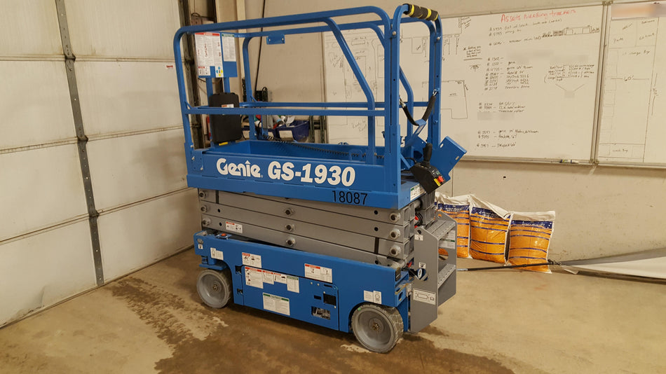 2018 Genie GS-1930 Genie GS-1930 w/Fixed Rail, Chain Entry