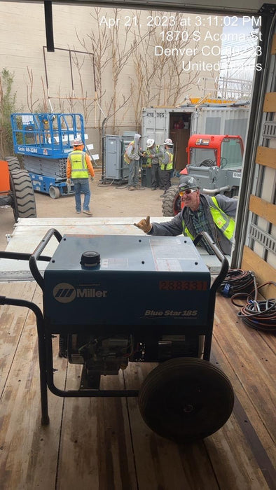 2023 Miller Electric Blue Star 185 Engine Driven Welder, Electric Start, 13 hp, Gas, 6,500 W Peak 907664