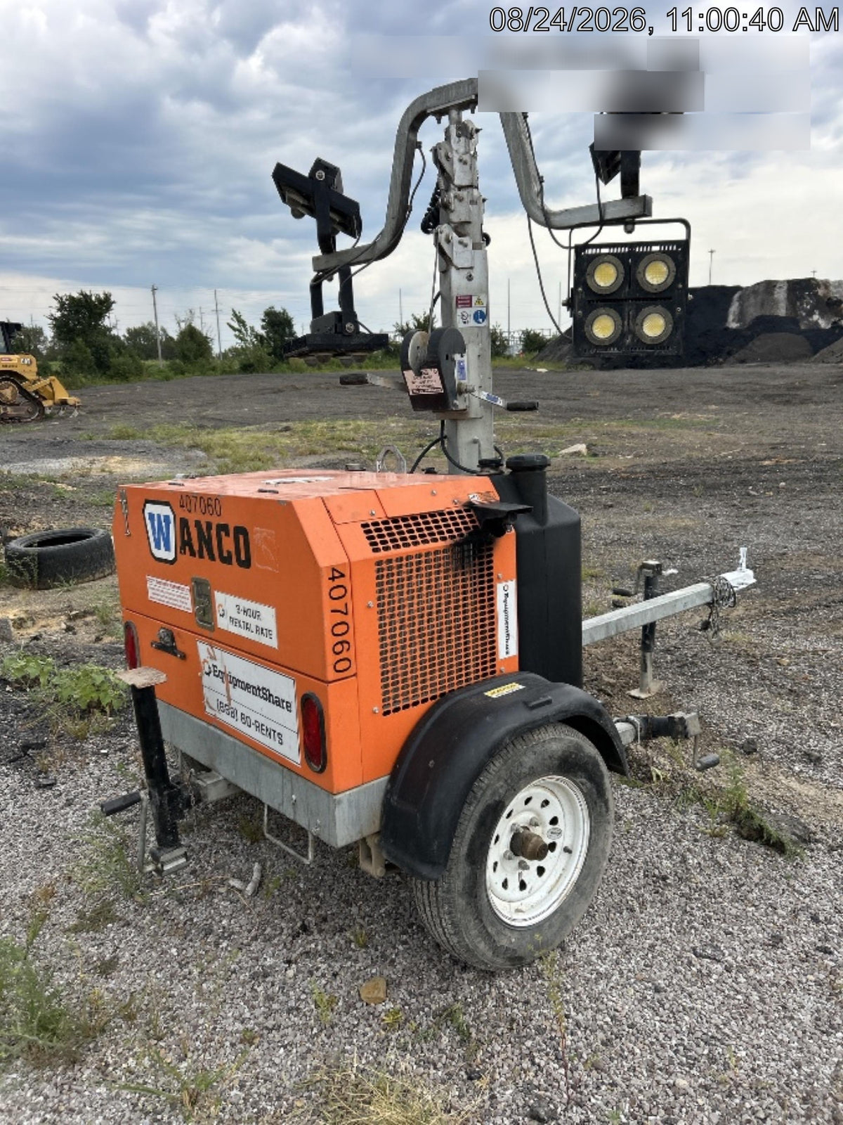 2024 Wanco WLTT-4MM4K Diesel, Deep Sea Controller, Shore Power Plug, Auto Start, (4) 350W LED Floodlights, 4kW Generator, 60 Gal Fuel Tank, 2" Ball, T3