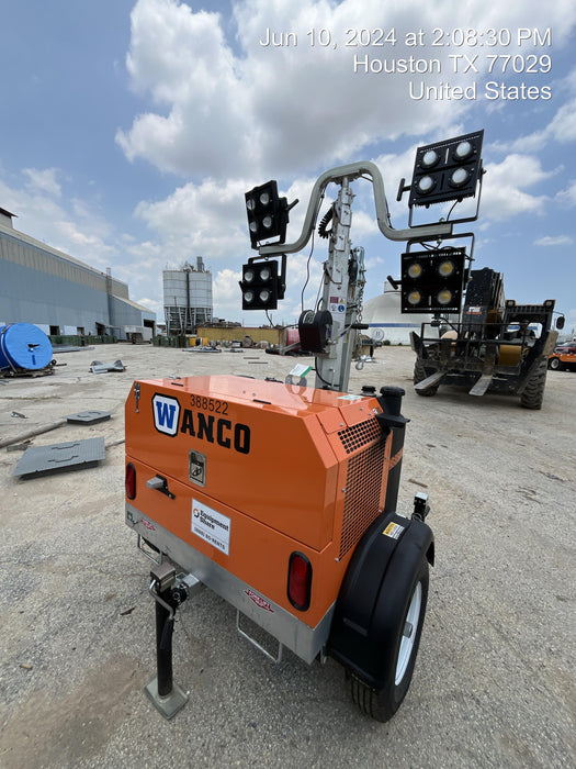 2024 Wanco WLTT-4MM4K Diesel, Deep Sea Controller, Shore Power Plug, Auto Start, (4) 350W LED Floodlights, 4kW Generator, 60 Gal Fuel Tank, 2" Ball, T3