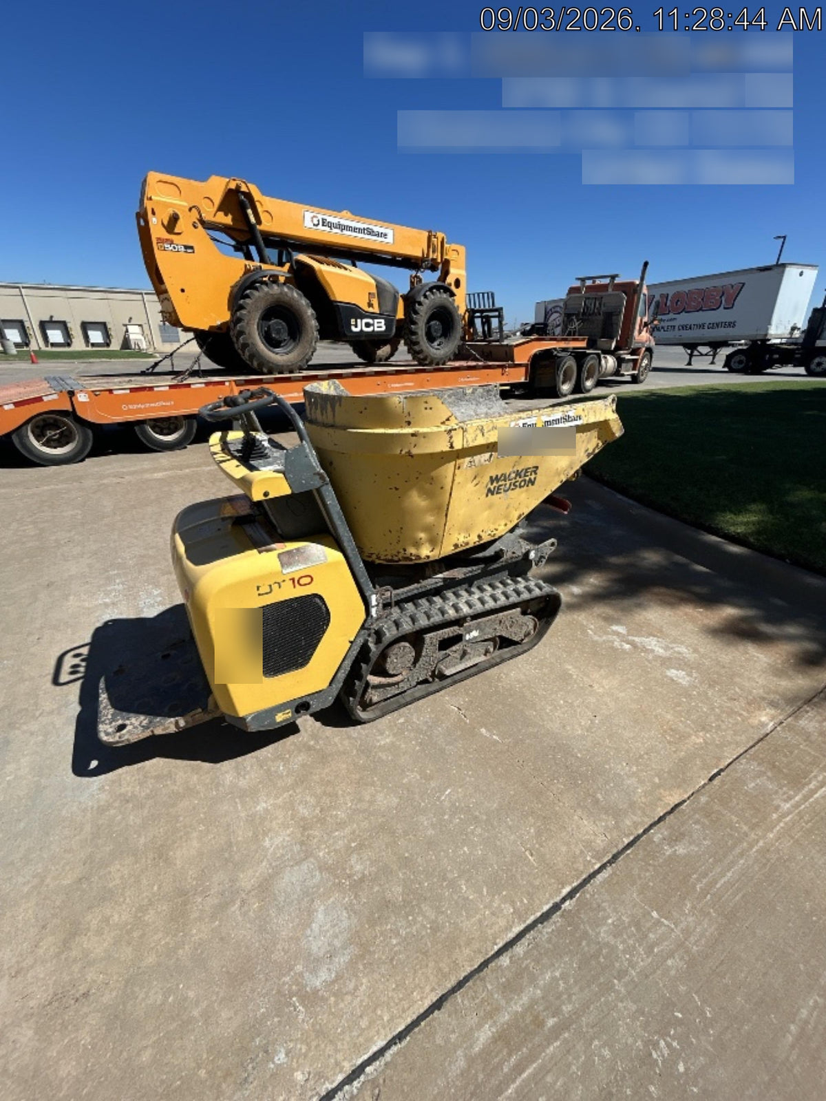 2019 WACKER NEUSON DT10