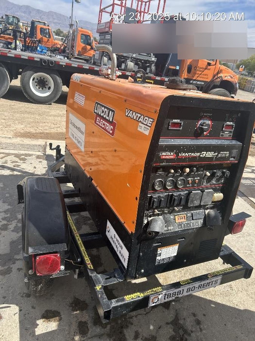 2021 Lincoln Electric Vantage 322 Vantage 322 Ready Pak 3 w/ Decals, ORANGE (includes trailer, cable rack, fender light kit) NO Telematics