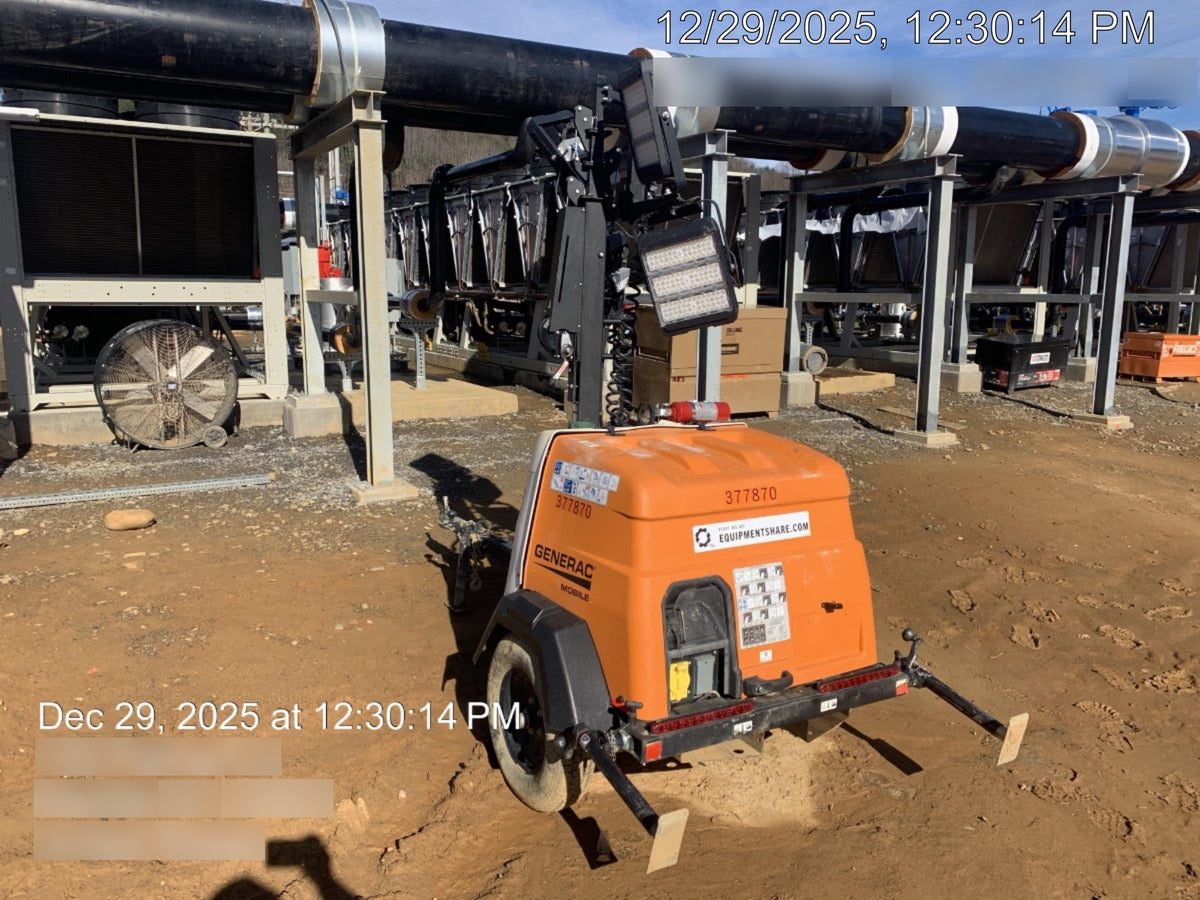 2023 Generac MLT2 Diesel, Flex Switch 120V Input, Powerzone Controller, 
(4) 320W LED Lights, 4kW Generator, 39.9 Gal Fuel Tank, 2" Ball, T3