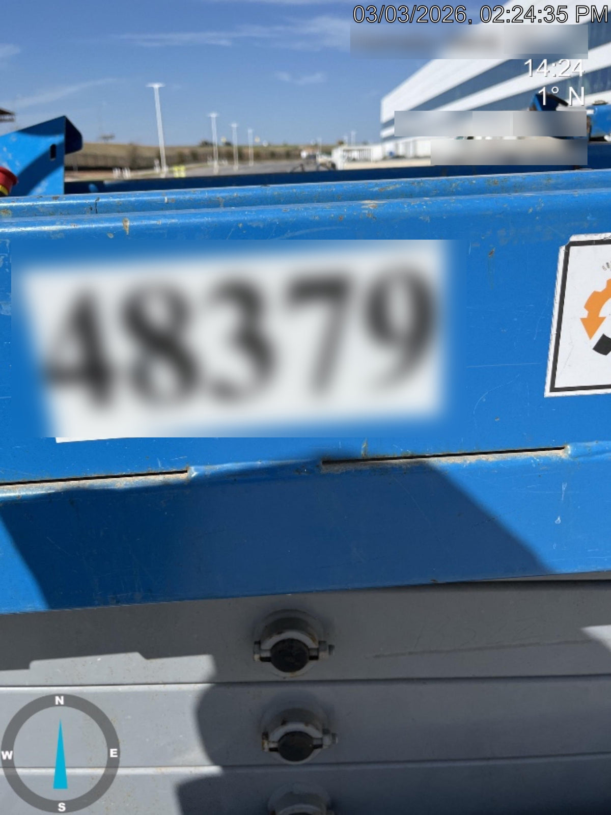 2019 Genie GS-1930 Fixed rails with chain Entry