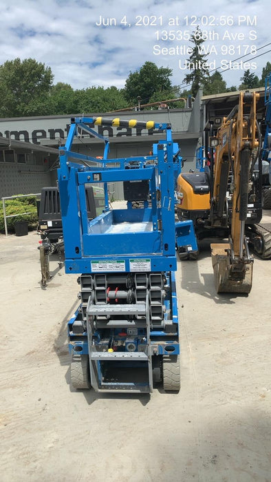 2020 Genie GS-1930 Solid Non Marking Tires, Beacon, Folding rails with half height swing gate, Telematics