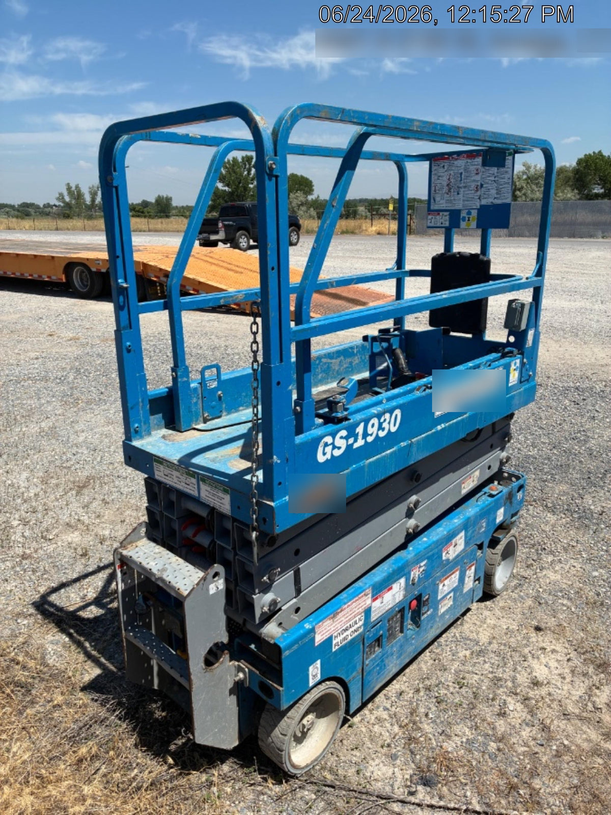 2019 Genie GS-1930 Fixed rails with chain Entry