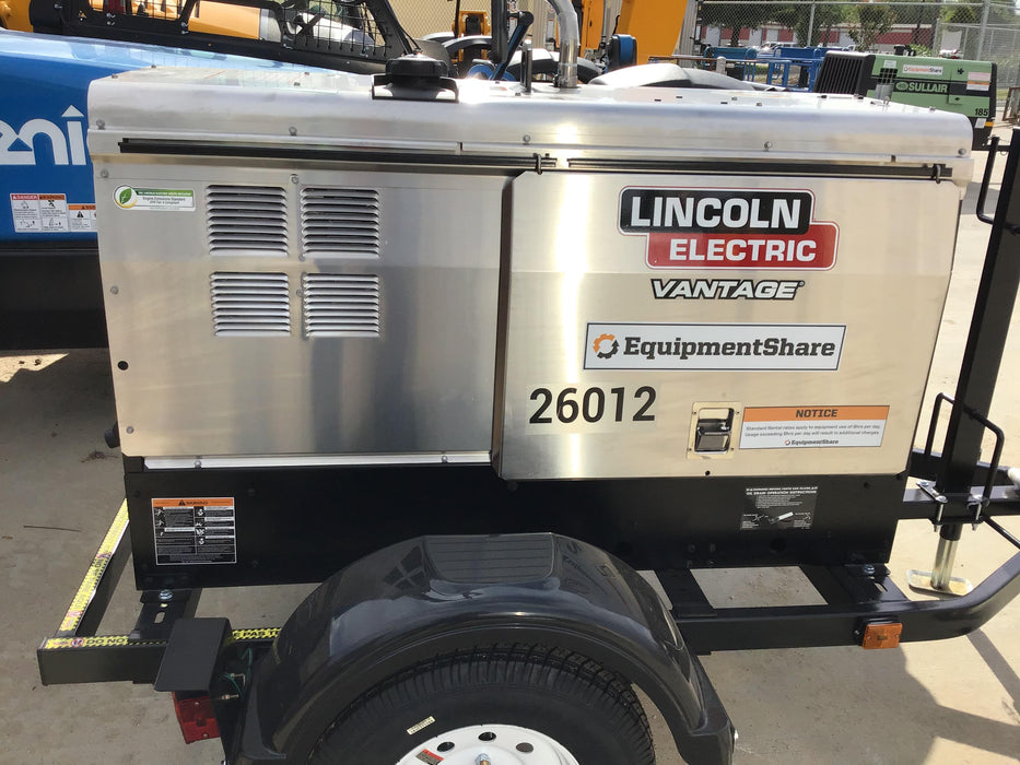 Lincoln Electric Vantage 322 Lincoln Vantage 322 Welder w/Trailer