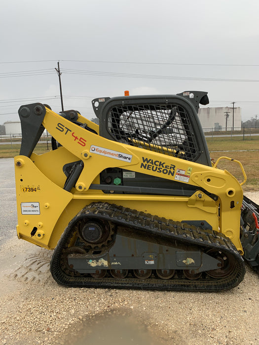 Wacker Neuson ST45 Wacker Neuson ST45 10K Tracked Skid Loader, Canopy,  Bucket