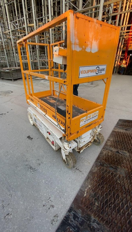 Custom Equipment HB-1230 Scissor Lift HB-1230
Platform capacity up to 550 lbs
Working height up to 18 ft
Zero-turn radius
Non-marking wheels