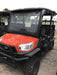 Kubota RTV-X1140W-H 4wd Utility Cart, LED Strobe, Windshield Tempered Glass, Plastic Canopy, Wire Harness Kit, Backup Alarm